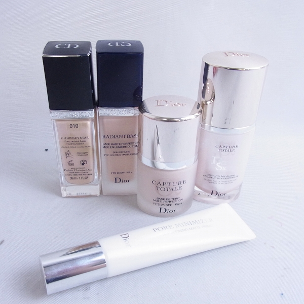 実際に弊社で買取させて頂いたChristian Dior/クリスチャンディオール メイクアップベース/リキッドファンデ等 5点SET