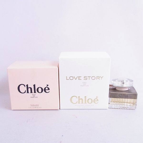 実際に弊社で買取させて頂いたCHLOE/クロエ ラブストーリー/オードパルファム 3点SET