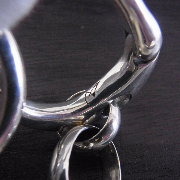 実際に弊社で買取させて頂いた【ギャラ付】CRAZY PIG/クレイジーピッグ LARGE HAND CUFF/ラージハンドカフリンク ブレスレット #878の画像 1枚目