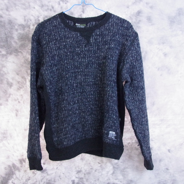 実際に弊社で買取させて頂いた☆Back Channel/バックチャンネル クルーネック 配色MIXニット/セーター/S