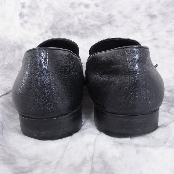 実際に弊社で買取させて頂いたGIORGIO ARMANI/ジョルジオアルマーニ プレーン レザーシューズ/43.5の画像 1枚目