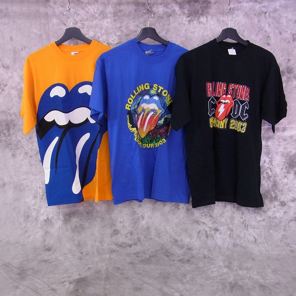 実際に弊社で買取させて頂いたRolling Stones/ローリングストーンズ バンドTシャツ M/6点SETの画像 1枚目