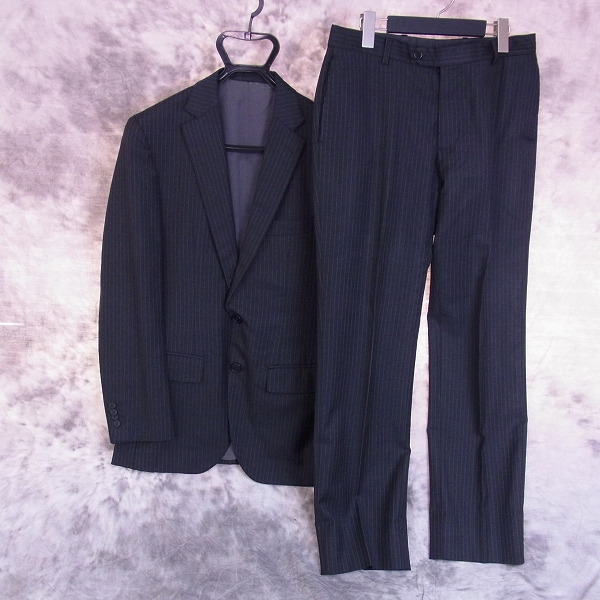 実際に弊社で買取させて頂いた☆EDIFICE/エディフィス ストライプ スーツ セットアップ 44