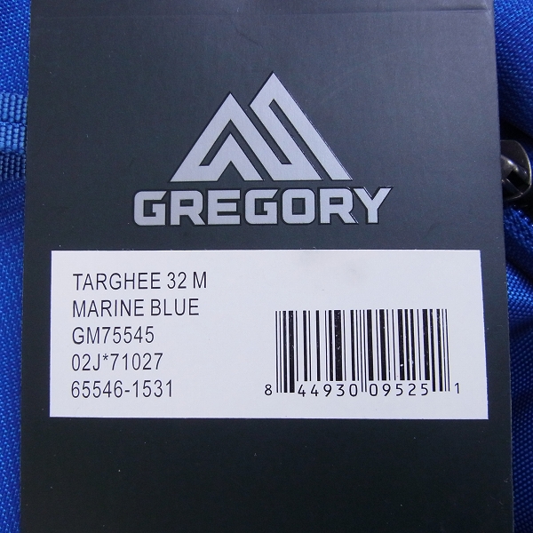 実際に弊社で買取させて頂いたGREGORY/グレゴリー ターギー32 バックパック リュックの画像 6枚目