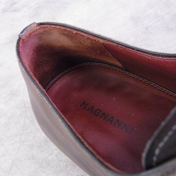実際に弊社で買取させて頂いたMAGNANNI/マグナーニ ホールカット ドレスシューズ 15440/40の画像 4枚目