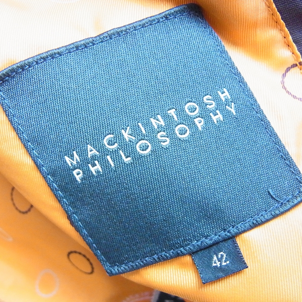 実際に弊社で買取させて頂いた☆MACKINTOSH PHILOSOPHY/マッキントッシュフィロソフィー ジャケット/42の画像 2枚目