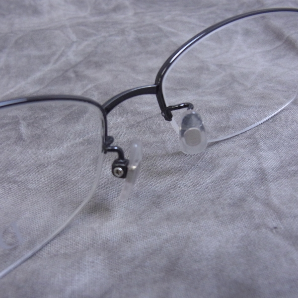 実際に弊社で買取させて頂いたChristian Dior/ディオール メガネフレーム ハーフリム 純チタン CD-7685Jの画像 3枚目