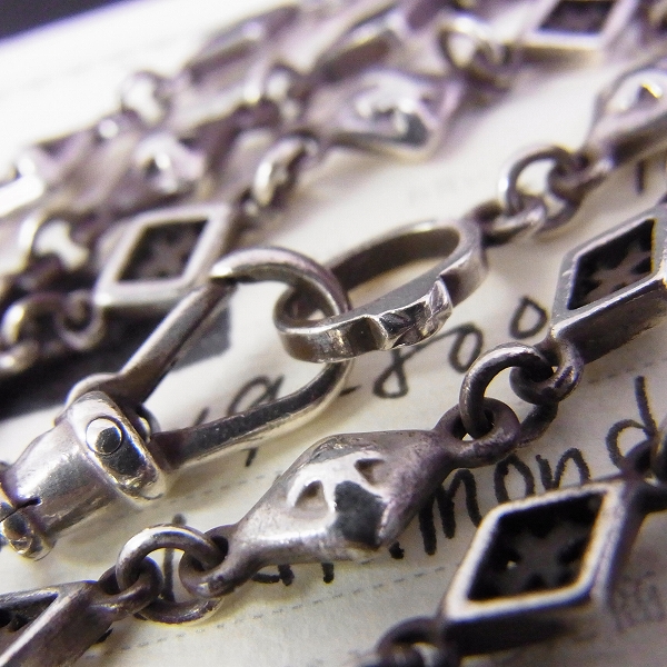 実際に弊社で買取させて頂いた【ギャラ付き】Loree Rodkin/ローリーロドキン mixed diamond shaped cross open solid ネックレス チェーン