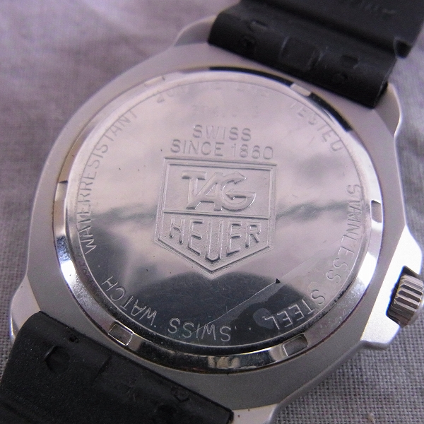 実際に弊社で買取させて頂いたTAG HEUER/タグホイヤー ボーイズ プロフェッショナル 200M フォーミュラ クオーツ 371 513【動作未確認】の画像 3枚目