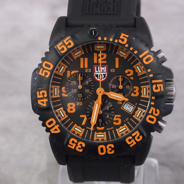 実際に弊社で買取させて頂いたLUMINOX/ルミノックス 3080 ネイビーシールズ カラーマークシリーズ クロノグラフ