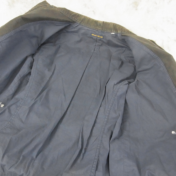実際に弊社で買取させて頂いた☆BLUE BLUE/ブルーブルー コットン ミリタリージャケット/2の画像 2枚目