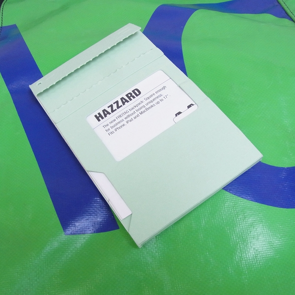 実際に弊社で買取させて頂いたFREITAG/フライターグ F48 HAZZARD リュック/バックパック/緑の画像 7枚目