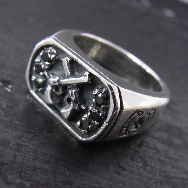 実際に弊社で買取させて頂いたDEAL DESIGN/ディールデザイン 2丁拳銃リング 19号