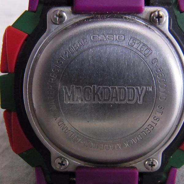 実際に弊社で買取させて頂いたG-SHOCK/Gショック マックダディコラボモデル タフソーラー G-5500MD-3JRの画像 3枚目