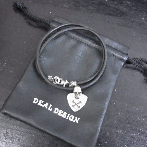 実際に弊社で買取させて頂いたDEAL DESIGN/ディールデザイン ギターピック スカル ブレスレットの画像 6枚目