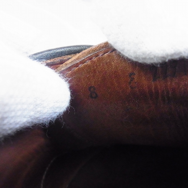 実際に弊社で買取させて頂いた【ジャンク】Allen Edmonds/アレンエドモンズ Uチップシューズ/8の画像 5枚目