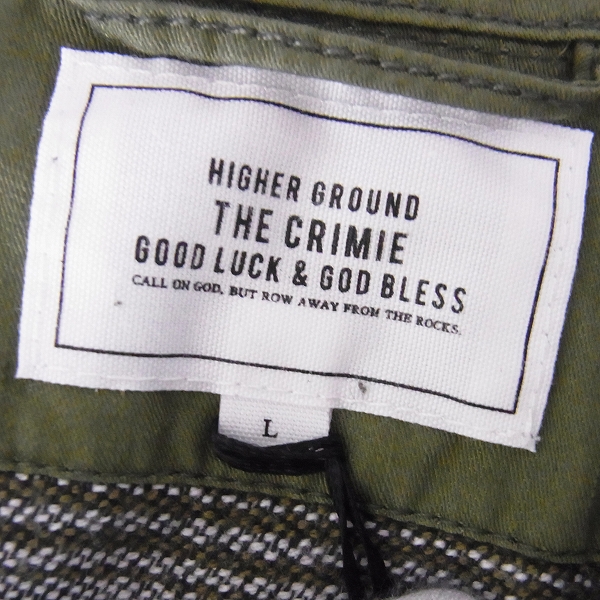 実際に弊社で買取させて頂いた☆CRIMIE/クライミー JOE MILITARY ARMY S/S ミリタリー/切替半袖シャツ Lの画像 2枚目