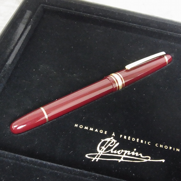 実際に弊社で買取させて頂いたMONTBLANC/モンブラン マイスターシュテュック CHOPIN/ショパン 万年筆 CD付の画像 0枚目