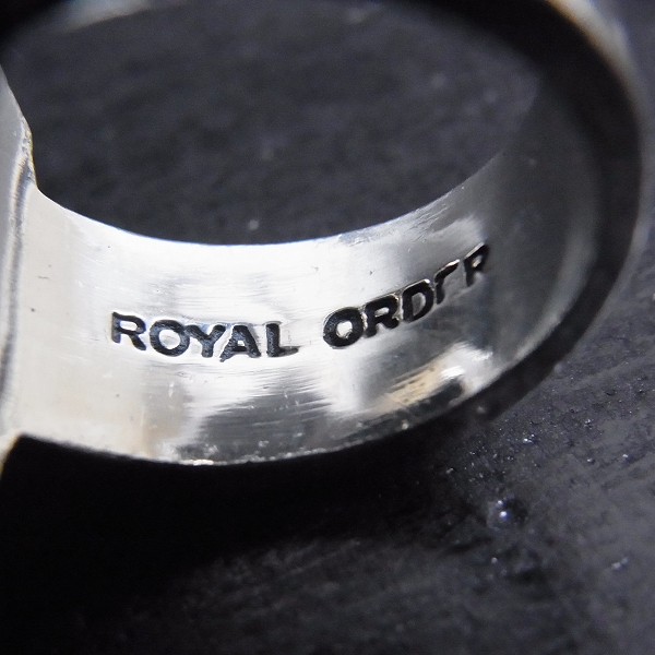 実際に弊社で買取させて頂いたROYAL ORDER/ロイヤルオーダー 初期 ゴッドスクエアリング 20号の画像 5枚目