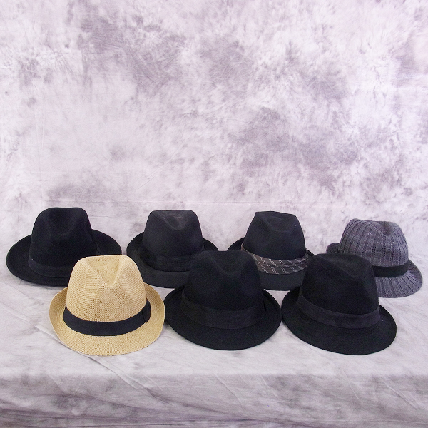 実際に弊社で買取させて頂いたNEW YORK HAT/override/バックチャンネル他 ウールハット等 7点SET