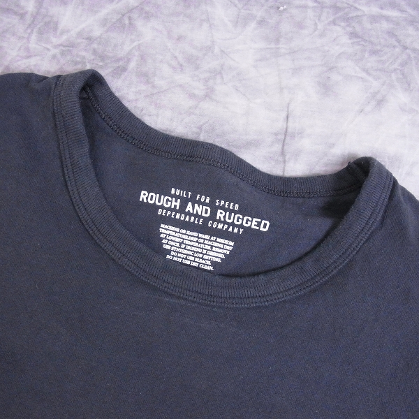 実際に弊社で買取させて頂いた☆【未使用】ROUGH AND RUGGED/ラフ アンド ラギット Tシャツ2点セット 未使用の画像 3枚目