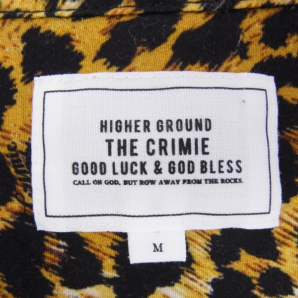 実際に弊社で買取させて頂いた☆THE CRIMIE/クライミー レーヨン半袖シャツ レオパード/ヒョウ柄/Mの画像 2枚目