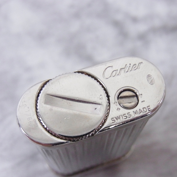 実際に弊社で買取させて頂いたCartier/カルティエ ローラー ガスライター/ストライプの画像 3枚目