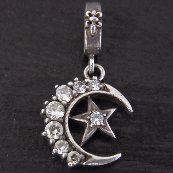 実際に弊社で買取させて頂いた【ギャラ付き】Loree Rodkin/ローリーロドキン ハーフ ムーン スター ペンダント トップ チャームの画像 1枚目