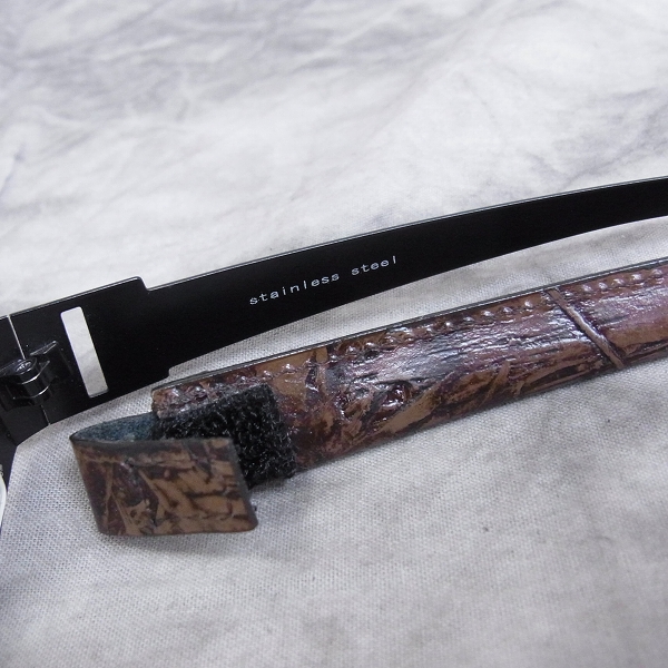 実際に弊社で買取させて頂いたless than human/レスザンヒューマン manson 眼鏡/メガネフレーム の画像 8枚目