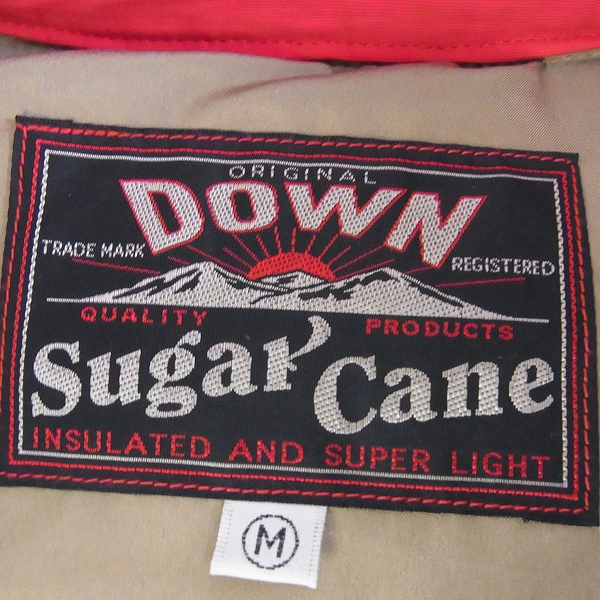 実際に弊社で買取させて頂いた☆SUGAR CANE/シュガーケーン 東洋 レザーヨーク ダウンベスト SC12340/Mの画像 2枚目