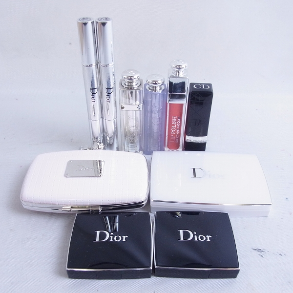 実際に弊社で買取させて頂いたChristian Dior/クリスチャンディオール グロス/アイシャドウ/ファンデ等 コスメ 10点SET
