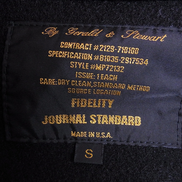 実際に弊社で買取させて頂いた☆JOURNAL STANDARD/ジャーナルスタンダード ファー付きPコート Sの画像 2枚目