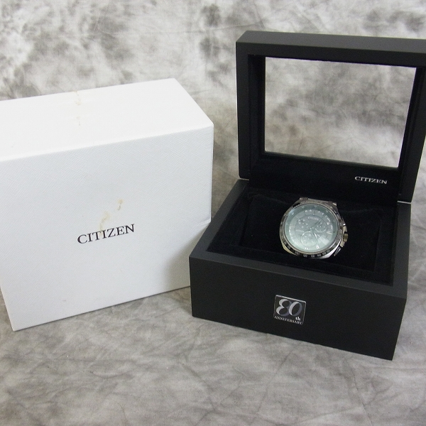 実際に弊社で買取させて頂いたCITIZEN/シチズン アテッサ 80周年記念モデル ATD53-3083【動作未確認】の画像 7枚目