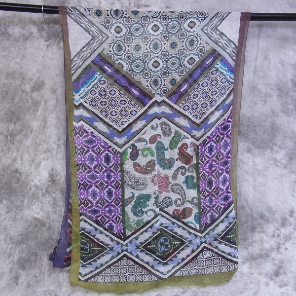 実際に弊社で買取させて頂いたETRO/エトロ ペイズリー リネンストールの画像 1枚目