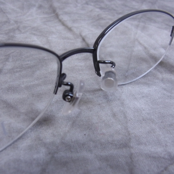 実際に弊社で買取させて頂いたChristian Dior/ディオール メガネフレーム ハーフリム チタン CD7723Jの画像 3枚目