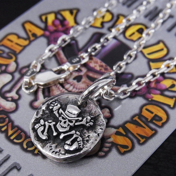 実際に弊社で買取させて頂いた【ギャラ】CRAZY PIG/クレイジーピッグ コインペンダント