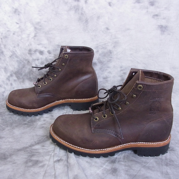 実際に弊社で買取させて頂いたCHIPPEWA/チペワ USA製 ショートレースアップブーツ/25290 8-1/2/Dの画像 3枚目