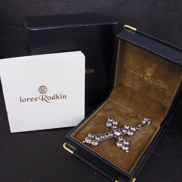 実際に弊社で買取させて頂いた【ギャラ】Loree Rodkin/ローリーロドキン ラージ ゴシック クロス ペンダントの画像 7枚目