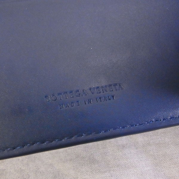 実際に弊社で買取させて頂いたBOTTEGA VENETA/ボッテガヴェネタ イントレチャートマネークリップ付きカードケースの画像 5枚目