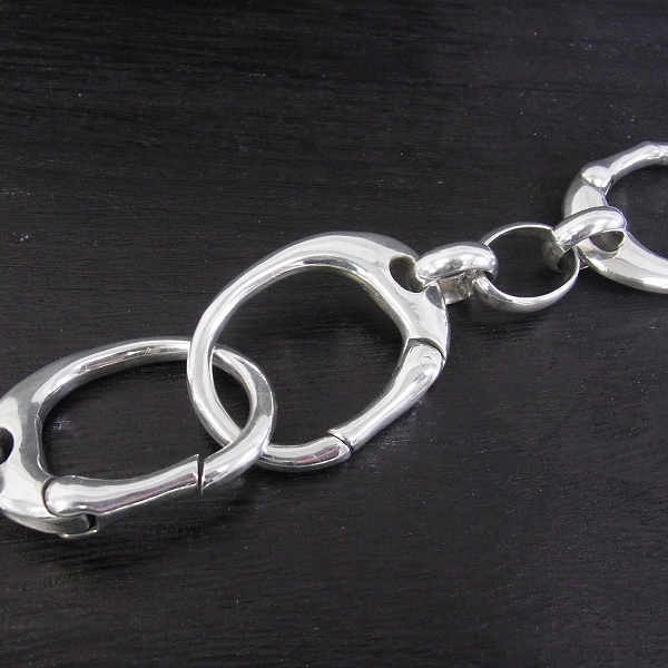 実際に弊社で買取させて頂いた【ギャラ付】CRAZY PIG/クレイジーピッグ LARGE HAND CUFF/ラージハンドカフリンク ブレスレット #878の画像 2枚目