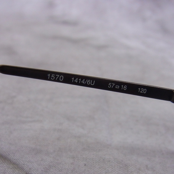 実際に弊社で買取させて頂いたGIORGIO ARMANI/ジョルジオアルマーニ サングラス 1570 1414/6Uの画像 6枚目