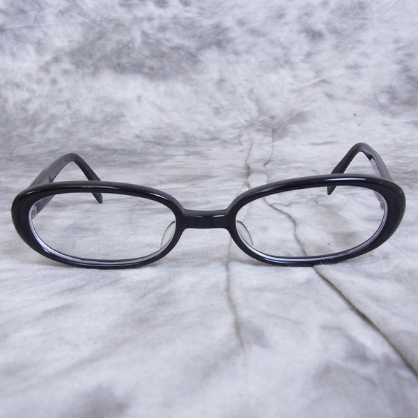 実際に弊社で買取させて頂いた白山眼鏡店/ハクサンガンキョウテン メガネフレーム 度入り フルリム ブラック の画像 1枚目