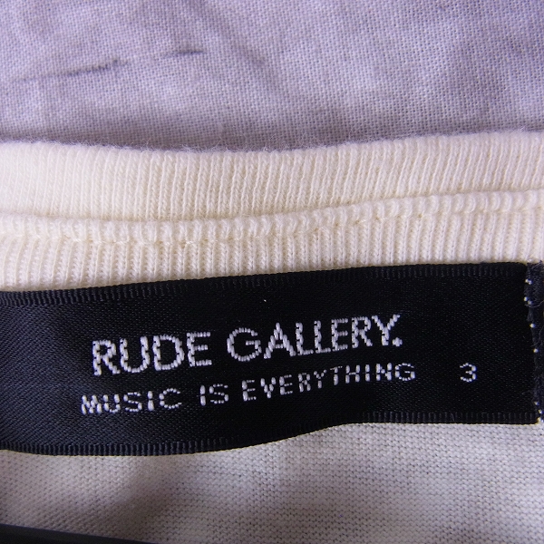 実際に弊社で買取させて頂いた☆RUDE GALLERY/ルードギャラリー 半袖Tシャツ サイズ2～3/4点SETの画像 8枚目