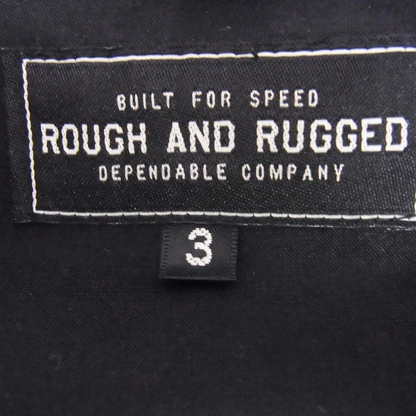 実際に弊社で買取させて頂いた☆ROUGH AND RUGGED/ラフアンドラギット ジャケット/RR13-3-J02/3の画像 2枚目