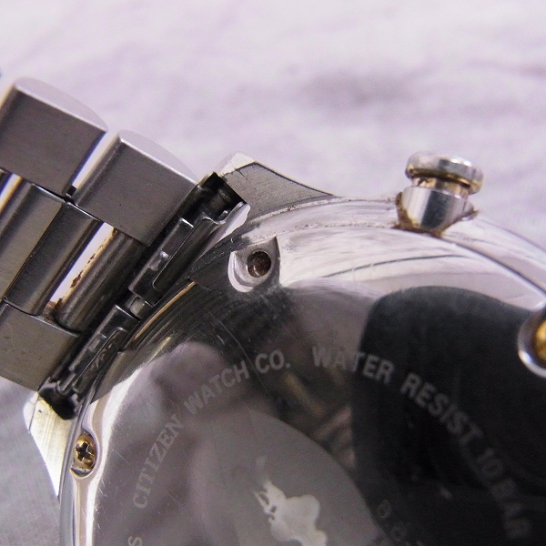 実際に弊社で買取させて頂いたCITIZEN/シチズン プロマスター アメリカズカップ ヨットタイマー 6840【動作未確認】の画像 6枚目