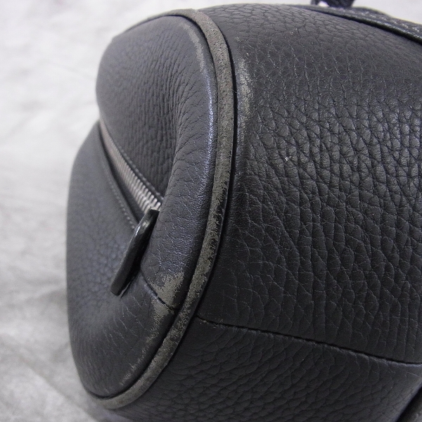 実際に弊社で買取させて頂いたLOEWE/ロエベ レザー センダバッグ/ハンドバッグ ブラックの画像 8枚目