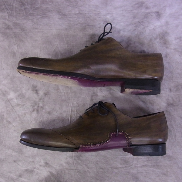 実際に弊社で買取させて頂いたMAGNANNI/マグナーニ ホールカット ドレスシューズ 15440/40の画像 3枚目