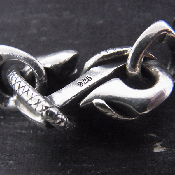 実際に弊社で買取させて頂いたDEALDESIGN/ディールデザイン シャイニー スネーク ブレスレットの画像 3枚目