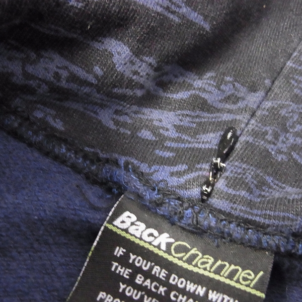 実際に弊社で買取させて頂いた☆Back Channel/バックチャンネル ゴーストライオンカモ ZIPアップパーカー/Lの画像 5枚目