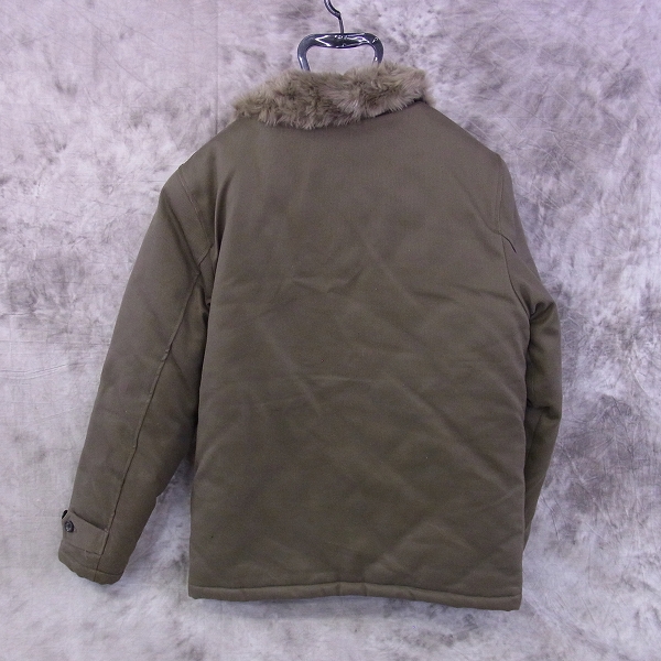 実際に弊社で買取させて頂いた☆CRIMIE/クライミー デッキジャケット/カーキ Size：Lの画像 1枚目